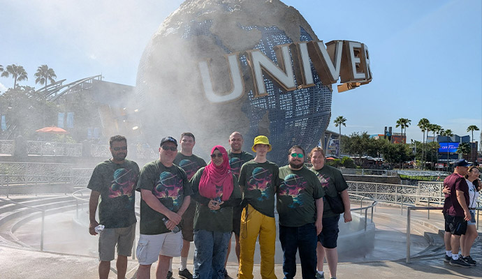 Galaxy SEO team Universal Studio tour